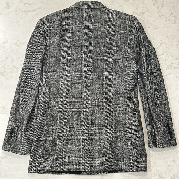 Vintage Adam’s Row by Richman Tweed Wool Double Breasted Blazer Suite Jacket 36R - Picture 6 of 16